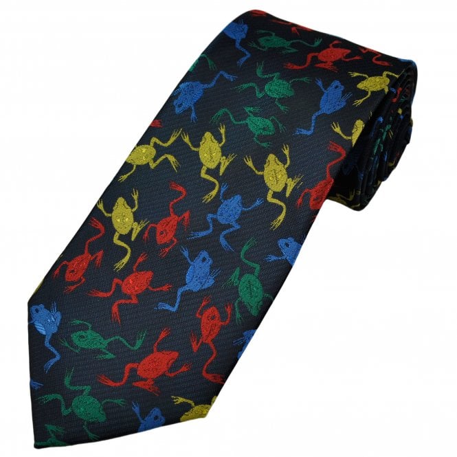 Colourful Frogs Novelty Tie