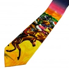 Colourful Horse Racing Novelty Tie