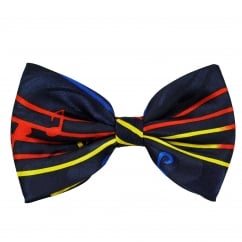 Colourful Red, Yellow & Blue Music Notes Bow Tie