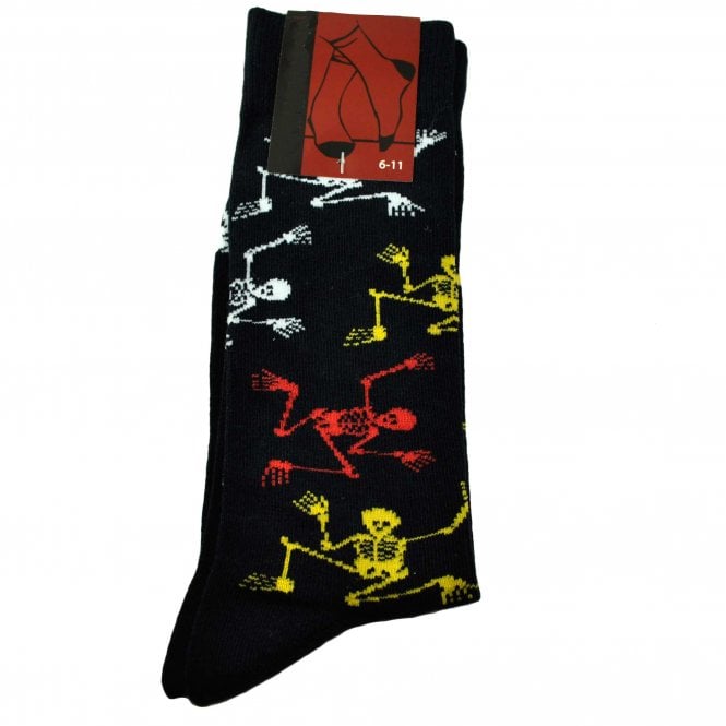 Colourful Skeletons Men's Novelty Socks