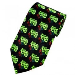 Comedy & Tragedy Carnival, Drama Masks Novelty Tie