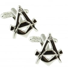 Compass & Square Masonic Cufflinks