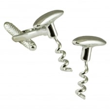 Corkscrew Novelty Cufflinks