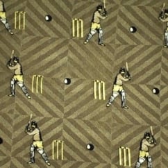 Cricket Beige Silk Novelty Pocket Square Handkerchief
