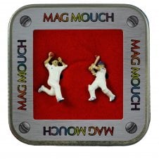 Cricket Bowler & Batter Novelty Cufflinks