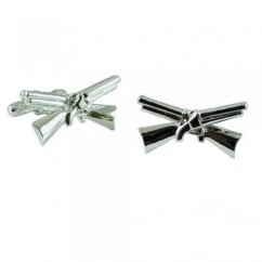 Crossed Double Barrel Shotguns Novelty Cufflinks