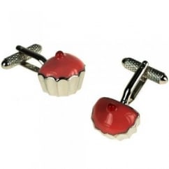 Cupcake Novelty Cufflinks