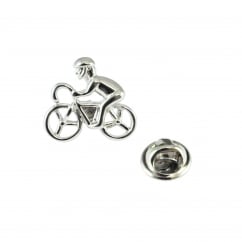 Cyclist Lapel Pin Badge