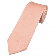 Dark Blush Pink Slub Textured Men's Tie