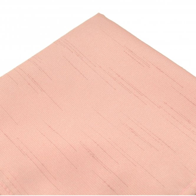 Dark Blush Pink Slub Textured Pocket Square Handkerchief