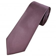 Dark Mauve & Black Micro Pattern Textured Men's Tie