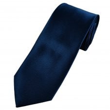 Dark Royal Blue & Black Striped Men's Tie