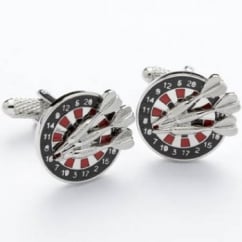 Dartboard Novelty Cufflinks