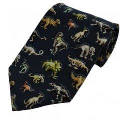 Dinosaurs Novelty Silk Tie