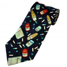 Doctor Gift Medicines & Prescriptions Men's Novelty Tie