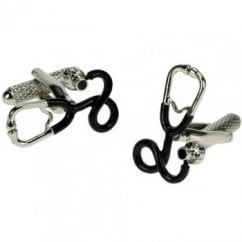 Doctor Stethoscope Novelty Cufflinks
