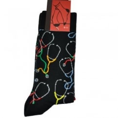 Doctor's Stethoscope Men's Novelty Socks