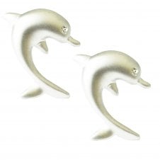Dolphin Cufflinks - Crystal Eyes