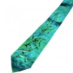 Dolphins Novelty Tie
