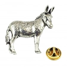 Donkey Pewter Lapel Pin Badge