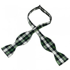 Dress Gordon Tartan Patterned Self Tie Bow Tie