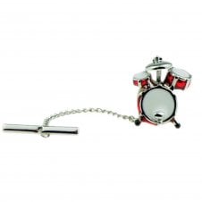 Drum Kit Musicians Tie Tac
