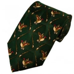 Duck Hunting Novelty Silk Tie