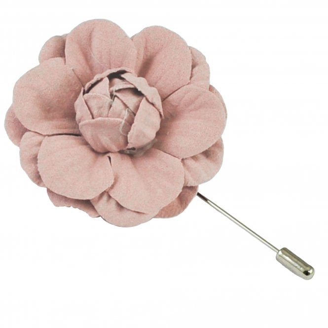 Dusky Pink Boutonnière, Flower Stick Pin Buttonhole