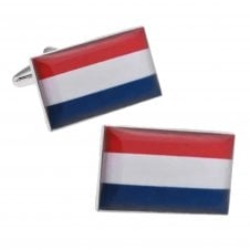 Dutch Flag of the Netherlands Cufflinks