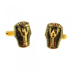Egyptian Pharaoh Novelty Cufflinks