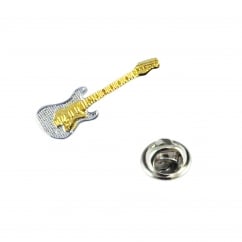 Electric Guitar Lapel Pin Badge