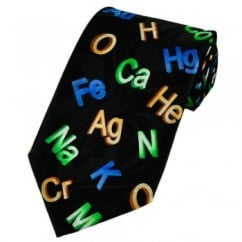 Elements & Symbols Novelty Tie