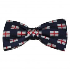 England Flag Saint George's Cross Men's Bow Tie