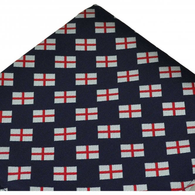 England Flag Saint George's Cross Pocket Square Handkerchief
