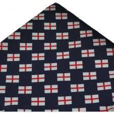England Flag Saint George's Cross Pocket Square Handkerchief