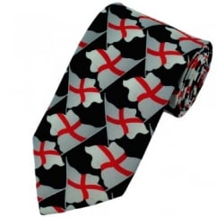 England Flag Silk Tie