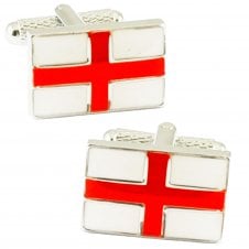 England Flag St. George's Cross Cufflinks