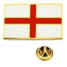 England Flag St. George's Cross Lapel Pin Badge