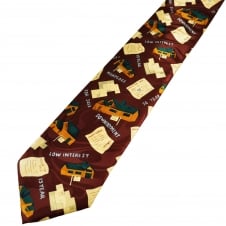 Estate Agent Themed Novelty Tie