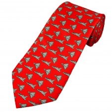 Eurofighter Typhoon Red Men's Novelty Tie