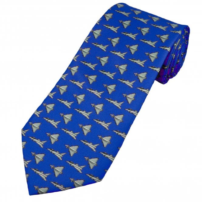 Eurofighter Typhoon Royal Blue Men's Novelty Tie