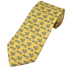 Eurofighter Typhoon Yellow Men's Novelty Tie
