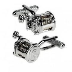 Fishing Reel Novelty Cufflinks