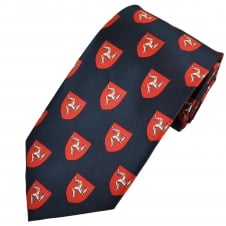 Flag of Mann, Isle of Man Three Legs Men's Novelty Tie
