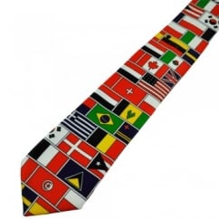 Flags of the World Novelty Tie