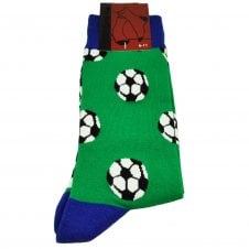Football Green Men's Novelty Socks