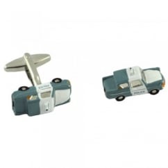 Ford Anglia Police Car Cufflinks