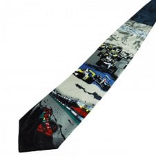 Formula 1 Grandstand Racing Cars Novelty Tie