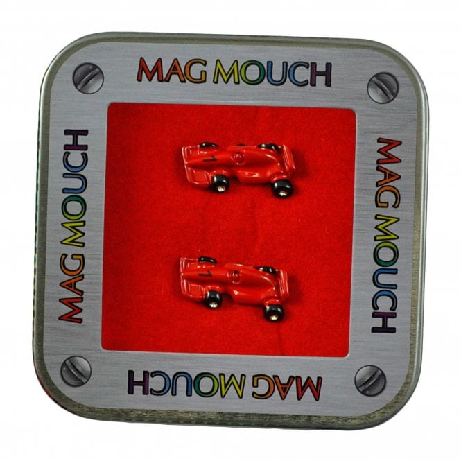 Formula 1 Red Racing Car Novelty Cufflinks