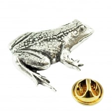 Frog Pewter Lapel Pin Badge